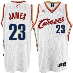 LeBron James #23 Cleveland Cavaliers Swingman NBA Jersey White (L)