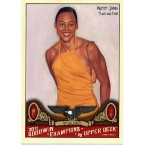  2011 Upper Deck Goodwin Champions 3 Marion Jones / Track 
