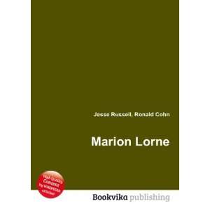  Marion Lorne Ronald Cohn Jesse Russell Books