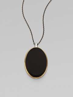Elizabeth and James   Black Onyx and Sterling Silver Necklace
