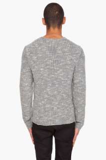 John Varvatos U.s.a Chunky V neck Sweater for men  