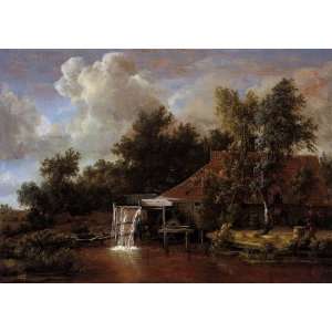  FRAMED oil paintings   Meindert Hobbema   24 x 16 inches 