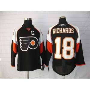  Mike Richards #18 NHL Philadelphia Flyers Black Hockey 
