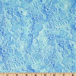  44 Wide Space Ranger Craters Light Blue Fabric By The 