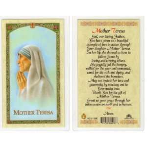 Mother Teresa/Theresa Holy Card