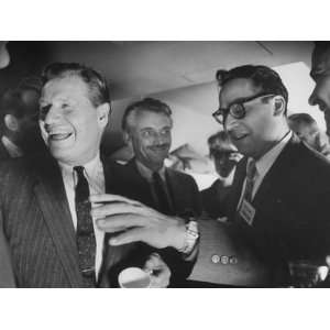  Nelson Rockefeller Campaigning in California Stretched 