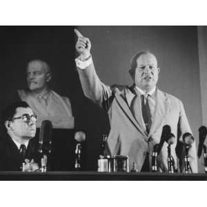 Nikita Khrushchev During a Press Conference Following the Downing of 