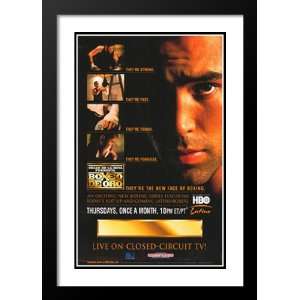 Oscar De La Hoya Boxeo de Oro 20x26 Framed and Double Matted TV Poster