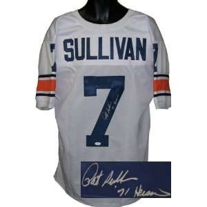  Pat Sullivan signed Auburn Tigers White Custom Jersey 71 