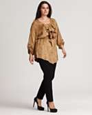  Elie Tahari Plus Melrose Faux Suede Tunic and 