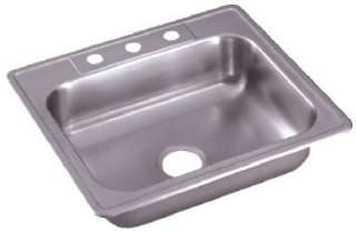 NE25224 Elkay Single Bowl 25x22x6 SS Kitchen Sink  
