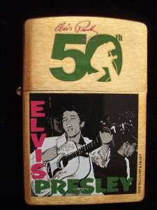 ZIPPO ELVIS PRESLEY 50th ANNIVERSARY FIRST ALBUM DOUBLE SIDED LIMITED 