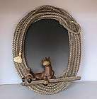 Unique Western Rope & Horse Picture Frame 