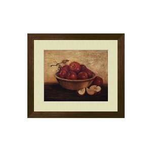 Apples in Wood Bowl by Peggy Thatch Sibley 20x16  Kitchen 