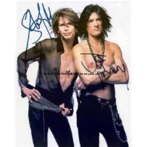  Aerosmith Joe Perry Steven Tyler Autographed Signed 