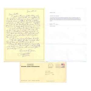 Pete Maravich Autographed Letter