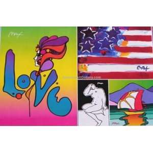 Peter Max Out Of Print Love Exibition