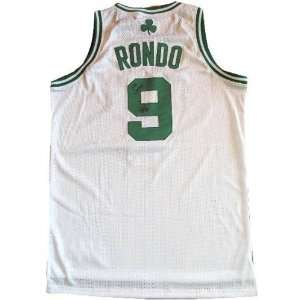  Autographed Rajon Rondo Inscribed Celtics Jersey 