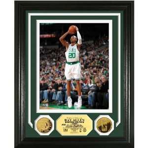  Highland Mint Ray Allen 24KT Gold Coin Photo Mint Sports 