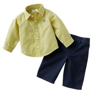 Chaps Plaid Shirt and Corduroy Pants Set   Baby