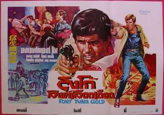 FORT YUMA GOLD Giuliano Gemma Thai Movie Poster 1966  