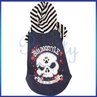 Pet Dog Puppy Hoodie Coat Warm Hooded Clothes Apparel Winter Summer 