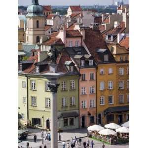 Castle Square and Sigismund III Vasa Column to the Colourful Houses of 