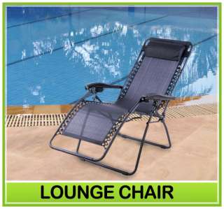 New Zero Gravity Chair Folding Recliner Outdoor Lounge Chairs Patio 