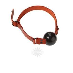  Spartacus Large Gag Ball D Rin G Red Strap With Black Ball 