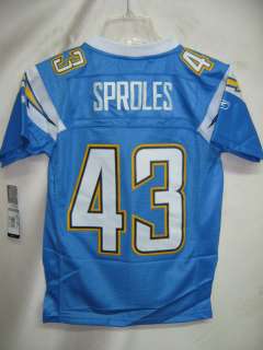 CHARGERS PREMIER NFL YOUTH JERSEY DARREN SPROLES LB M *  