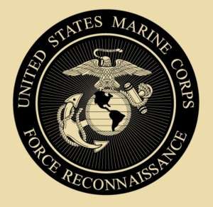 USMC MARINES FORCE RECON T SHIRT TAN LONG SLEEVE M XXXL  