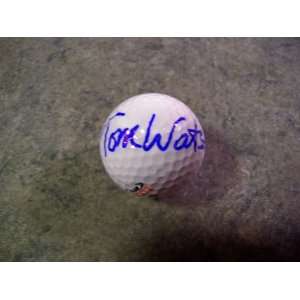 TOM WATSON SIGNED/AUTOGRAPHED GOLF BALL
