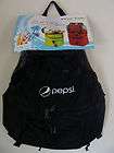 Zuma Insulated Backpack Cooler with Pepsi Logo ( Black ~ Brand New)