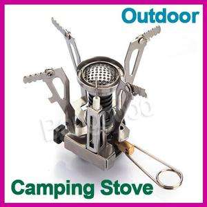 Portable Outdoor Gas Powered Butane Propane Steel Camping Picnic Stove 