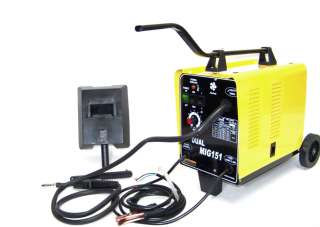 FLUX CORE WIRE WELDER DUAL MIG 151 GAS AND NO GAS 230V 120AMP  