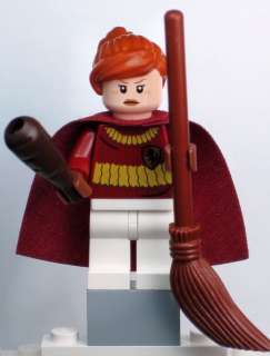 NEW Lego HARRY POTTER Minifigure ~ GINNY WEASLEY GRYFFINDOR QUIDDITCH 