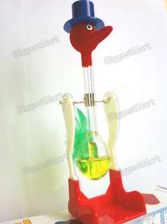 Color Novelty Glass Drinking Dipping Dippy Bird Toy  