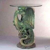 Dragon glass table, end occasional night tables NIB  