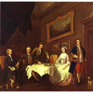   William Hogarth   24 x 24 inches   The Strode Famil