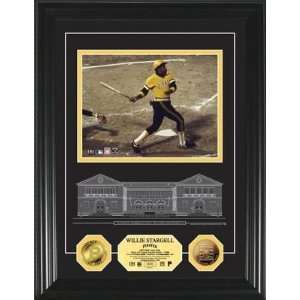 Willie Stargell HOF Pittsburgh Pirates Archival Etched Glass Photomint