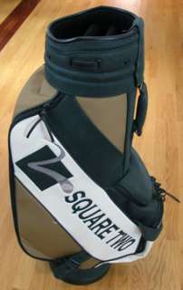 219 Square Two Golf 9 Staff Bag Tour Caddy Strap Harness Hunter 