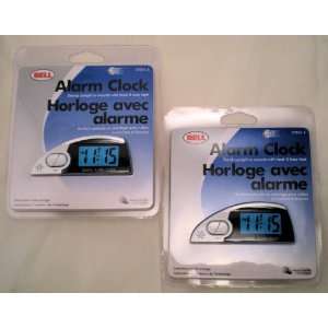  Lot of 2 Bell Digital Alarm Clocks Car Auto Home Office 