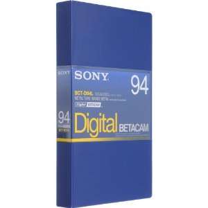  Sony BCT D94L Digital Betacam Tape   94 Minute (10 Pk 