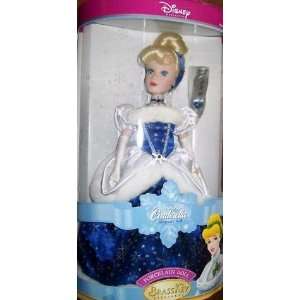  Brass Key Snowflake Cinderella Procelain Keepsake Doll 