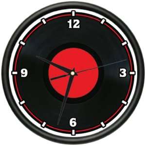   RECORD Wall Clock dj disc jockey player lp mixer gift