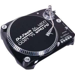  DJ Tech SL 1300 MK6 Direct Drive DJ Turntable Black 