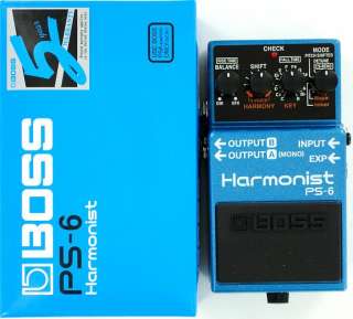 boss ps 6 harmonist guitar effect pedal the easy to use ps 6 harmonist 