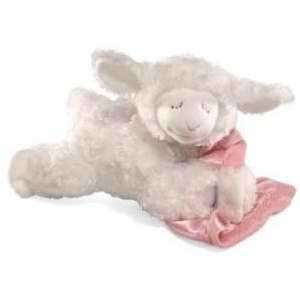 Plush Prayer Winky Lamb   As I Lay Me Down to Sleep w/Blankie   Pink 
