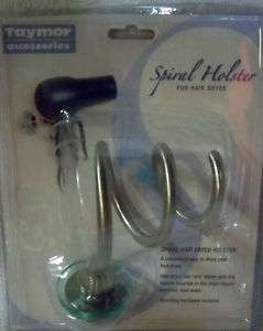 NEW* TAYMOR SPIRAL HAIR DRYER DUAL WAY HOLSTER  