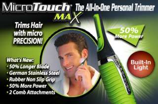 JML MicroTouch Micro Touch Max Nose Ear Neck Body Hair Trimmer Remover